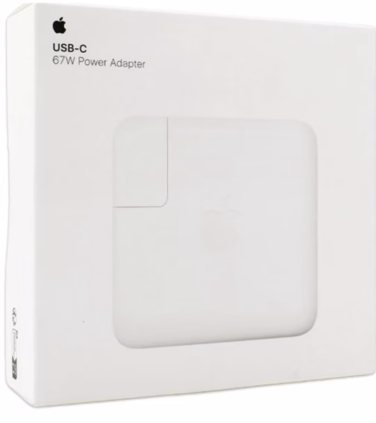 67W USB-C Power Adapter (MKU63ZM/A) Original New (Retail)