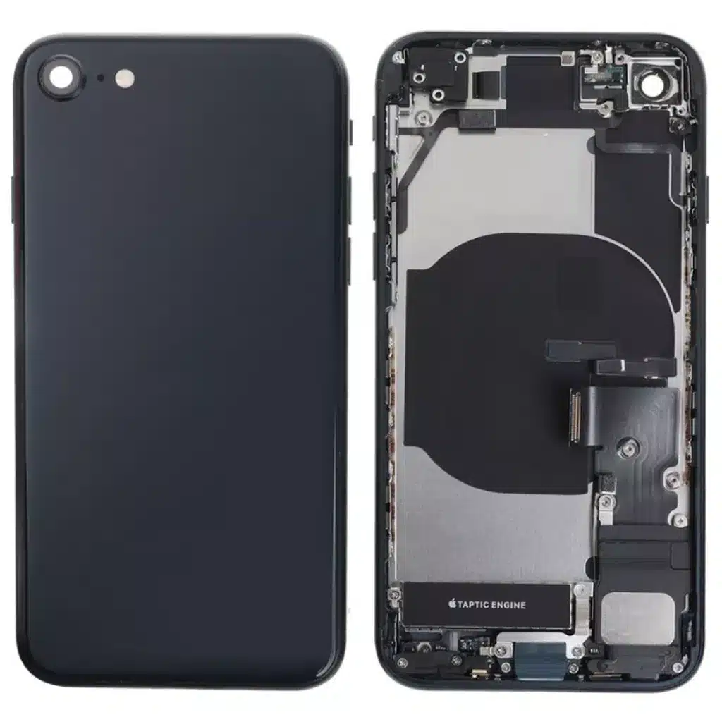 For Apple iPhone SE 2022 Rear-Housing (Complete) Black - Pulled B-Grade