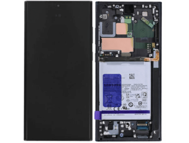 Samsung Galaxy S23 Ultra Display Black + Battery (Servicepack)