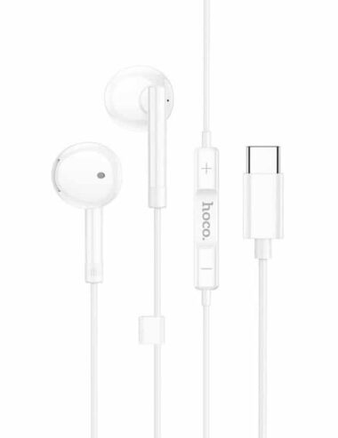 Hoco M95 USB-C Earphones Retail Package Original White