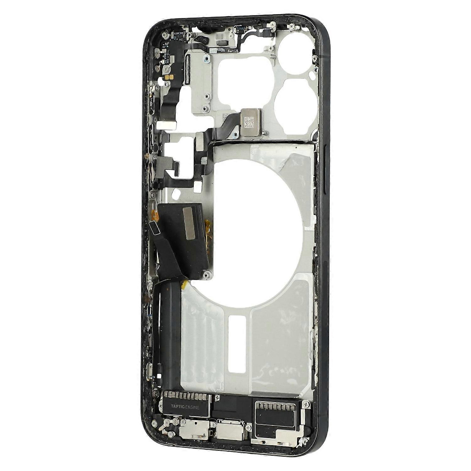 For Apple iPhone 15 Pro Max Middle Frame Black Pulled A-grade